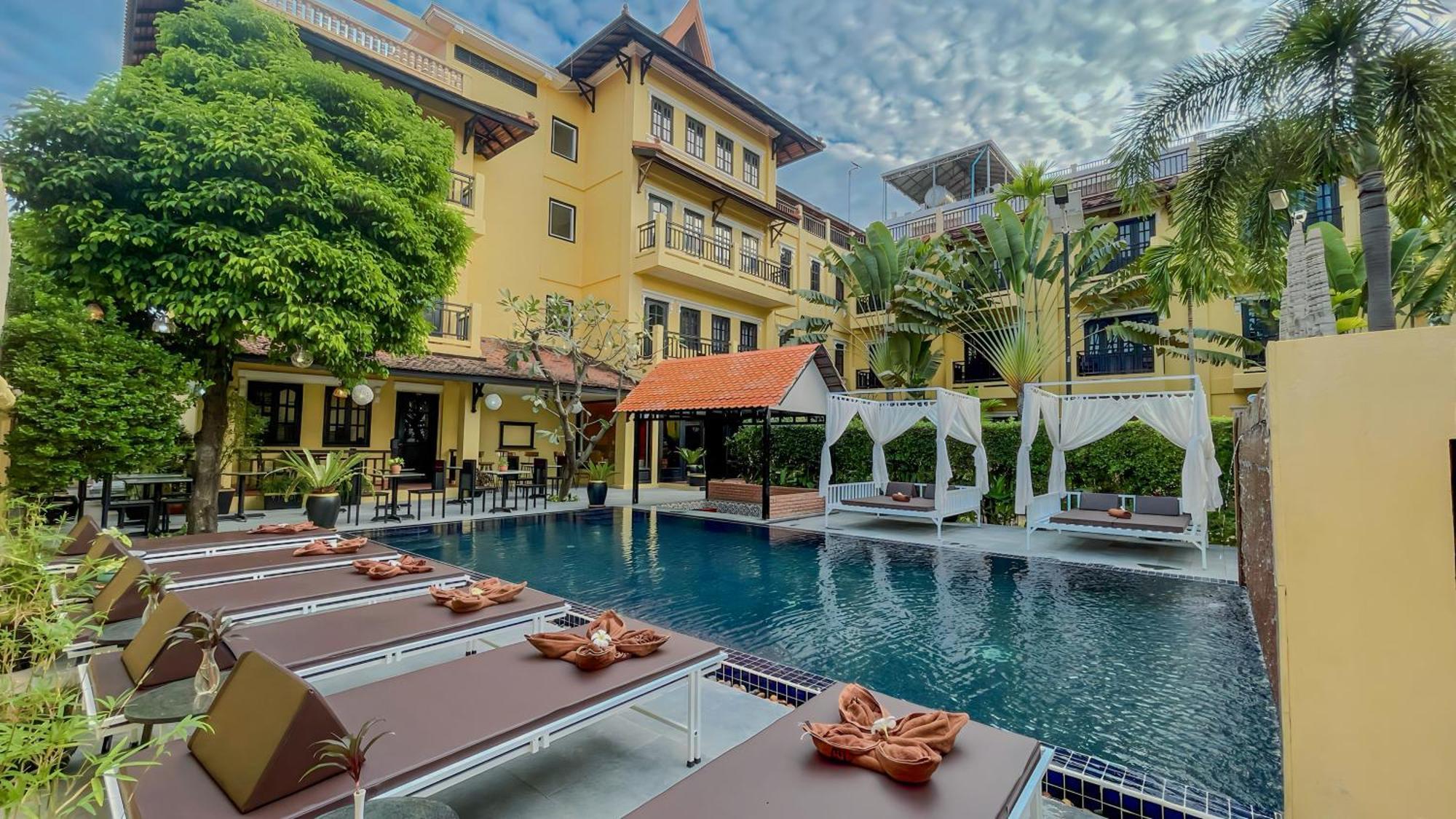 Villa Indochine D'Angkor Сиемрип Экстерьер фото
